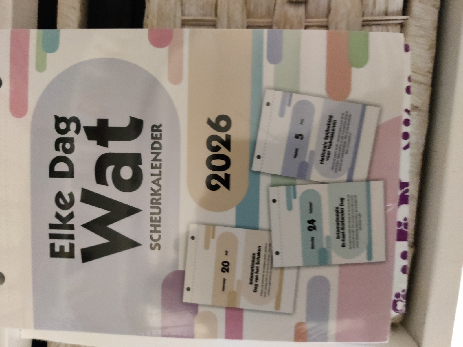 kalender met informatie, Ophalen of Verzenden, Maandkalender