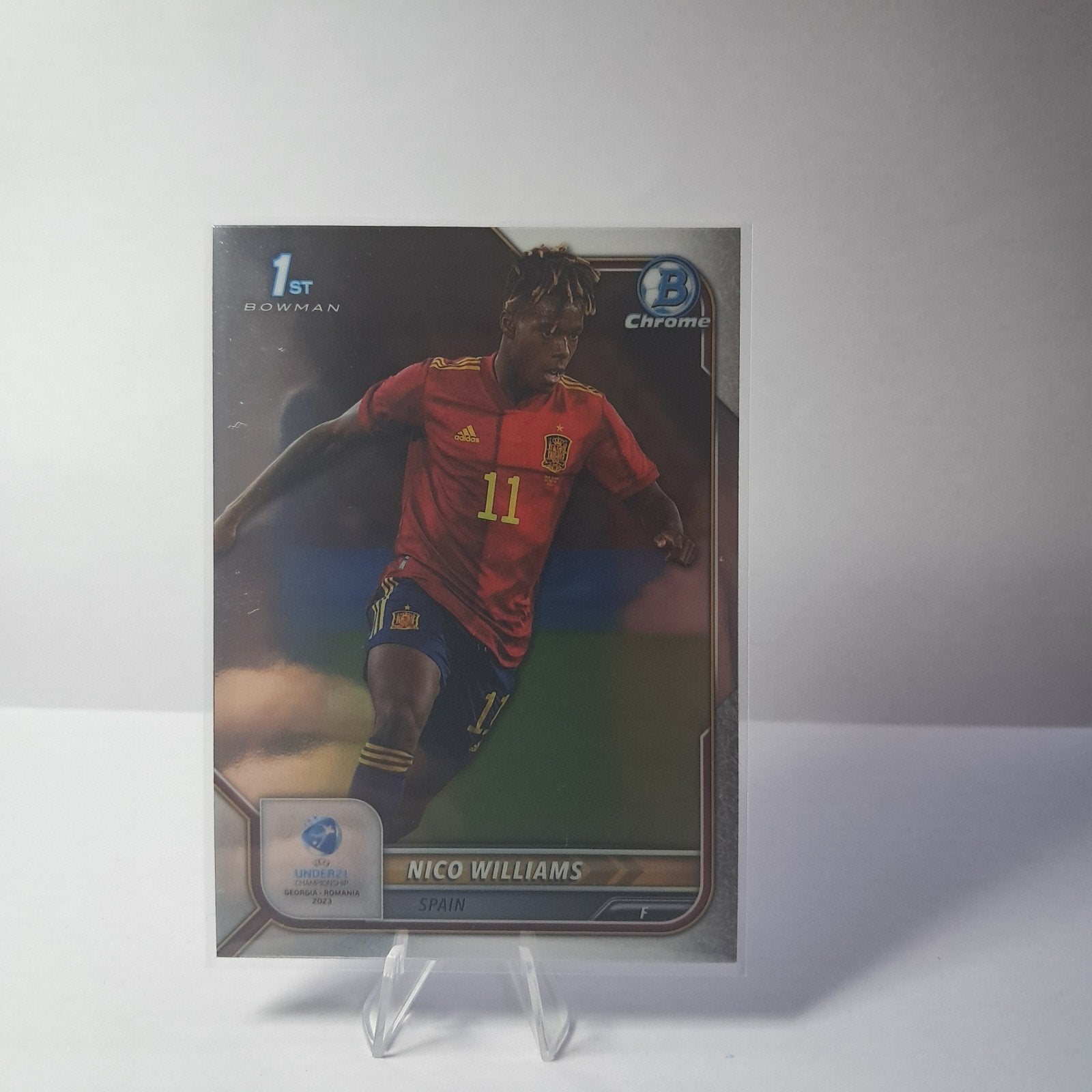 topps bowman u21 nico williams, Ophalen of Verzenden, Nieuw, Plaatje