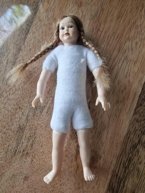 Heidi Ott Popje - 11 cm - Miniatuur Pop, Ophalen of Verzenden, Gebruikt, Overige typen