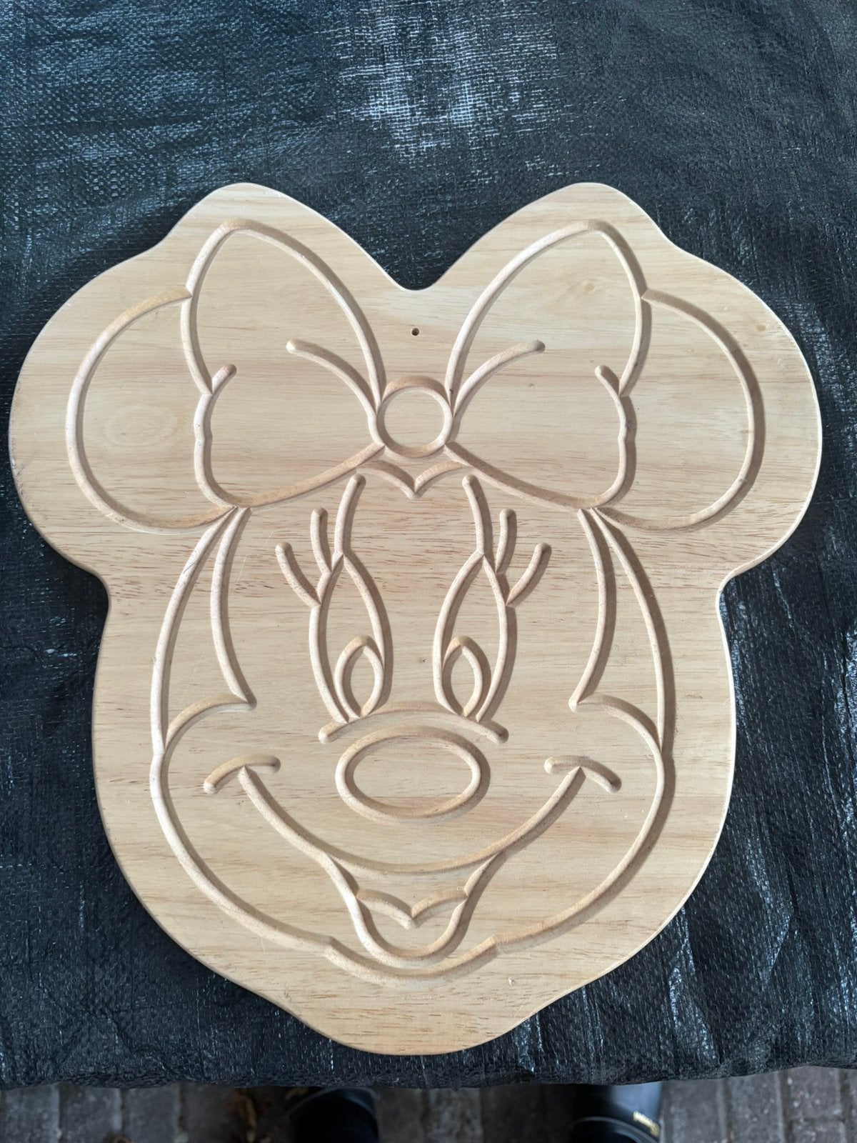 Gave snijplank mini mouse van Disney, Ophalen of Verzenden, Mickey Mouse, Zo goed als nieuw, Beeldje of Figuurtje