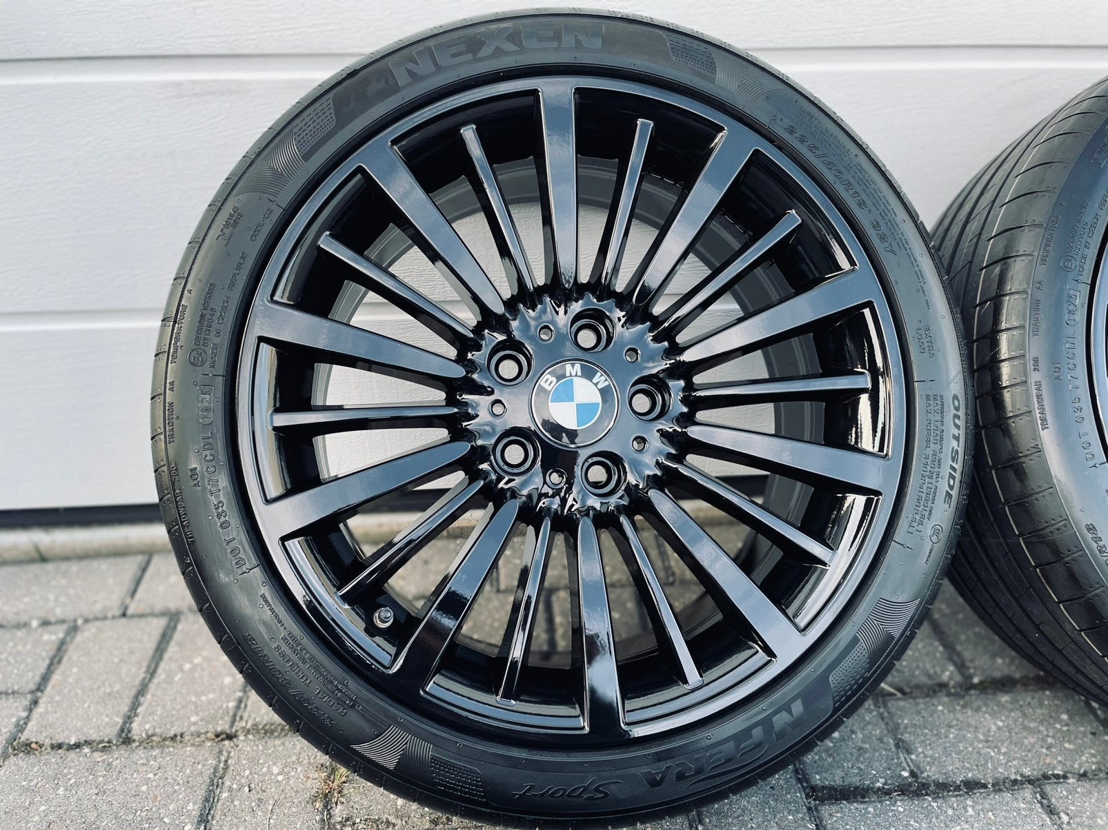 18 Inch Zwarte BMW Velgen 225/40/18 5x120 NIEUWSTAAT !!!, 18 inch, Banden en Velgen, Ophalen of Verzenden, Zomerbanden