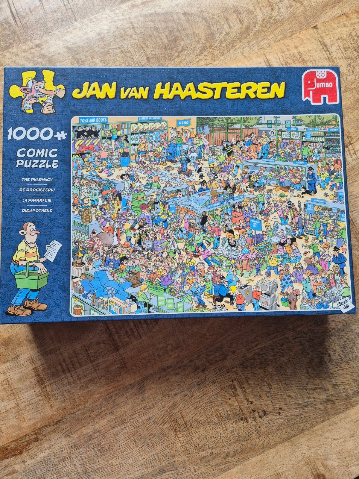Jan van Haasteren 1000 stukjes - The Pharmacy, Ophalen of Verzenden, 500 t/m 1500 stukjes, Zo goed als nieuw, Legpuzzel