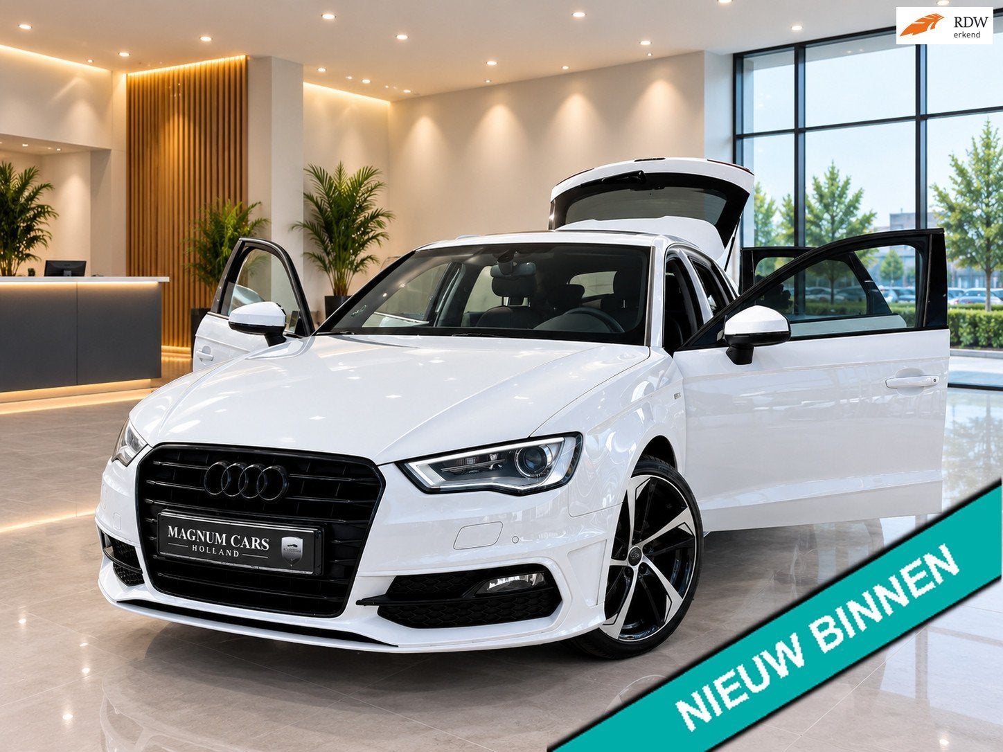 Audi A3 Sportback 1.4 TFSI S-LINE 5D NAP KM'S XENON LED NAVI, Dealer onderhouden, 125 pk, Gebruikt, Euro 6
