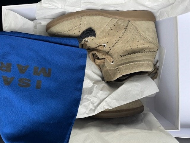 Isabel Marant Bobby Taupe/ 40, Overige kleuren, Nieuw, Ophalen of Verzenden, Sneakers of Gympen
