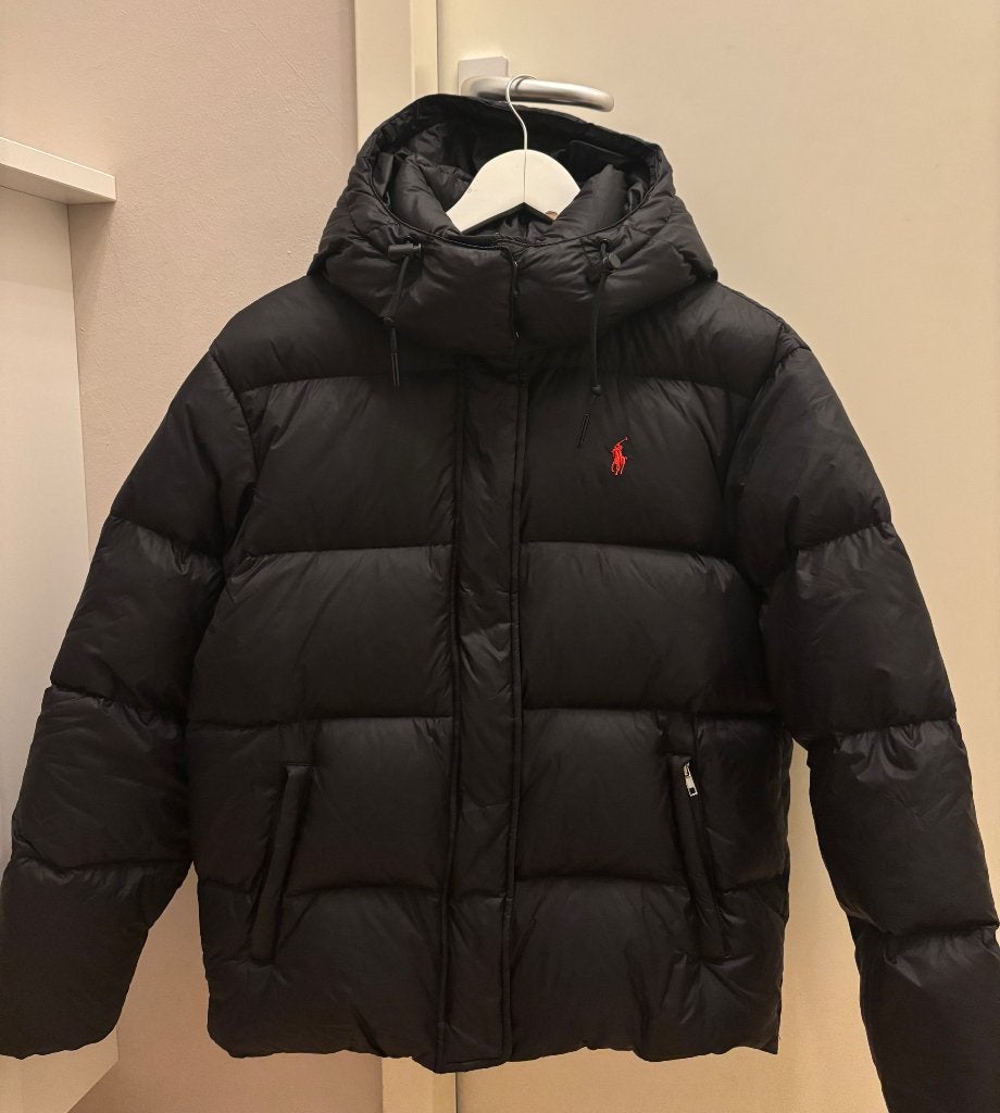 Ralph Lauren Zwart Donsjack Zo goed als nieuw, Kleding | Dames, Jassen | Winter, Verzenden, Zwart, Zo goed als nieuw, Ralph Lauren