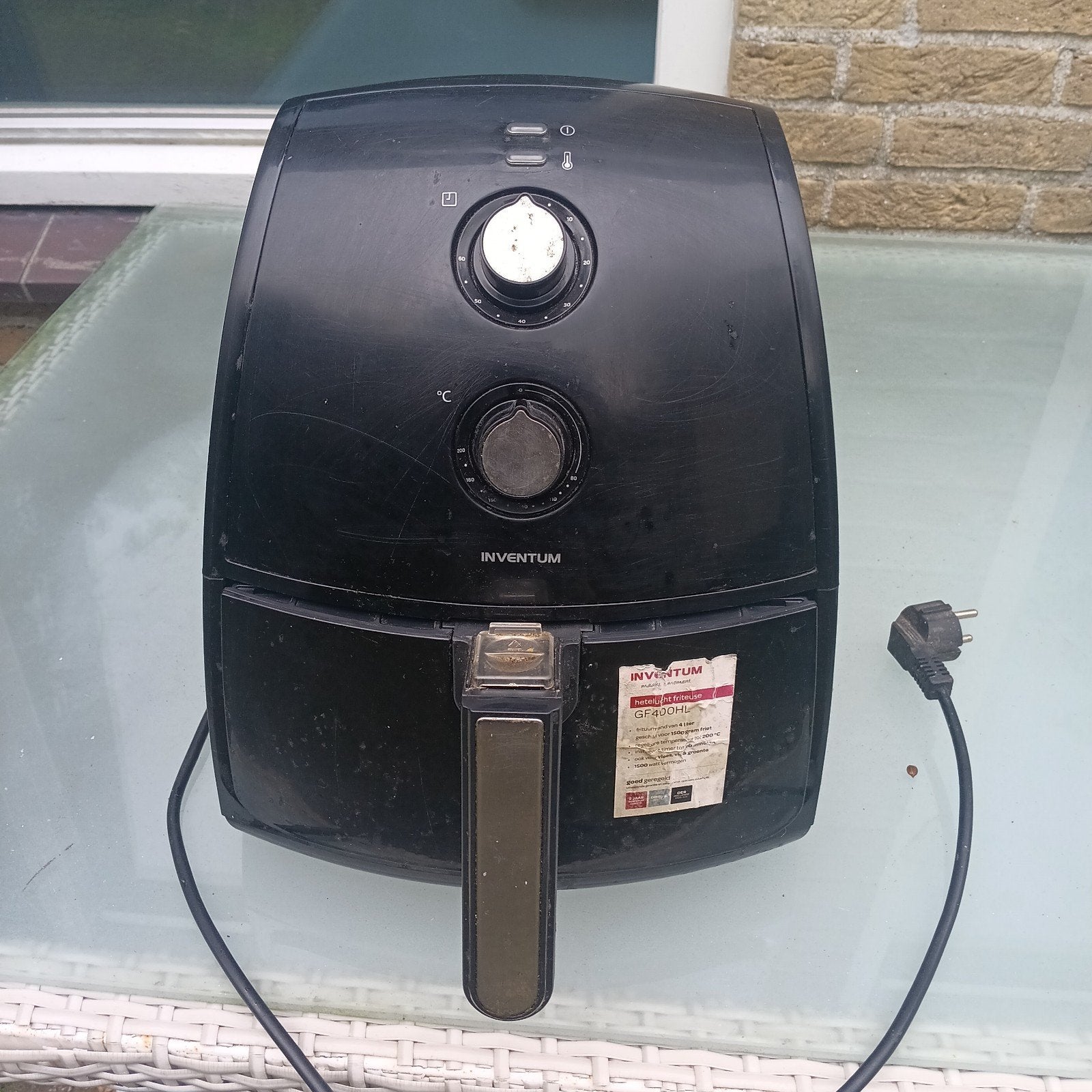 inventum hete lucht friteuse Airfryer, Ophalen of Verzenden, Nieuw