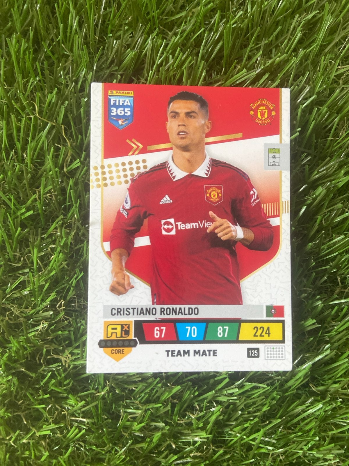Cristiano Ronaldo Panini FIFA 365 Adrenalyn XL Kaart, Ophalen of Verzenden, Zo goed als nieuw, Buitenlandse clubs, Spelerskaart