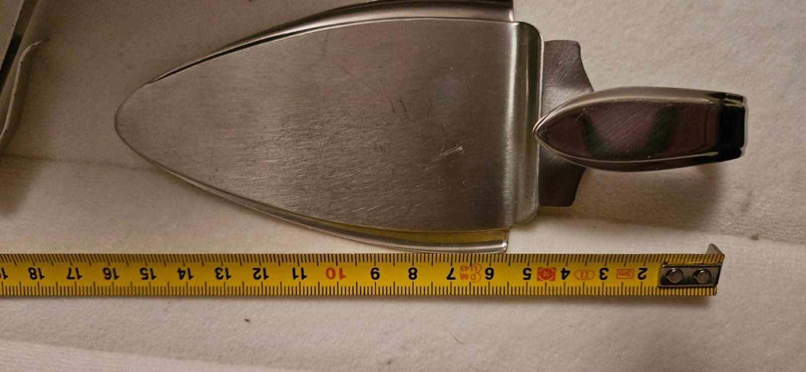 Vintage verzilverde taartschep - Art Deco stijl, Antiek en Kunst, Ophalen of Verzenden