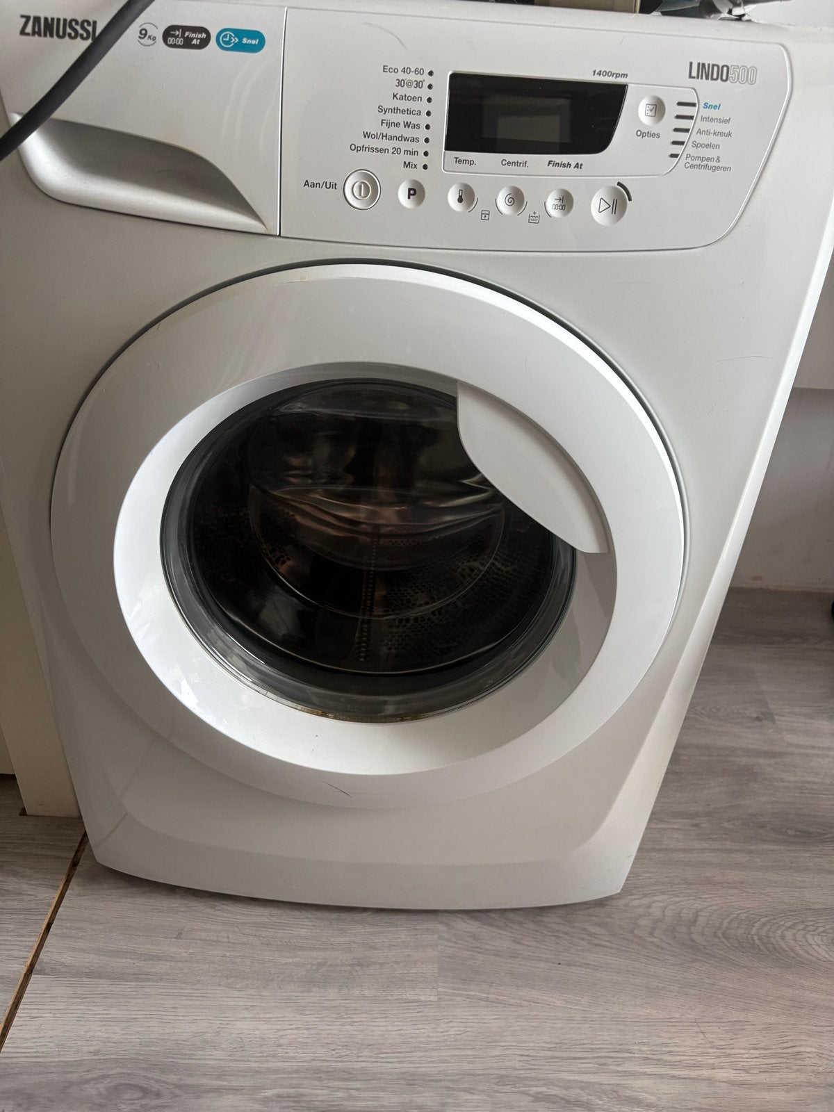 Zanussi Lindo 500 Wasmachine 8kg 1400rpm, Ophalen, 1200 tot 1600 toeren, Gebruikt, 8 tot 10 kg