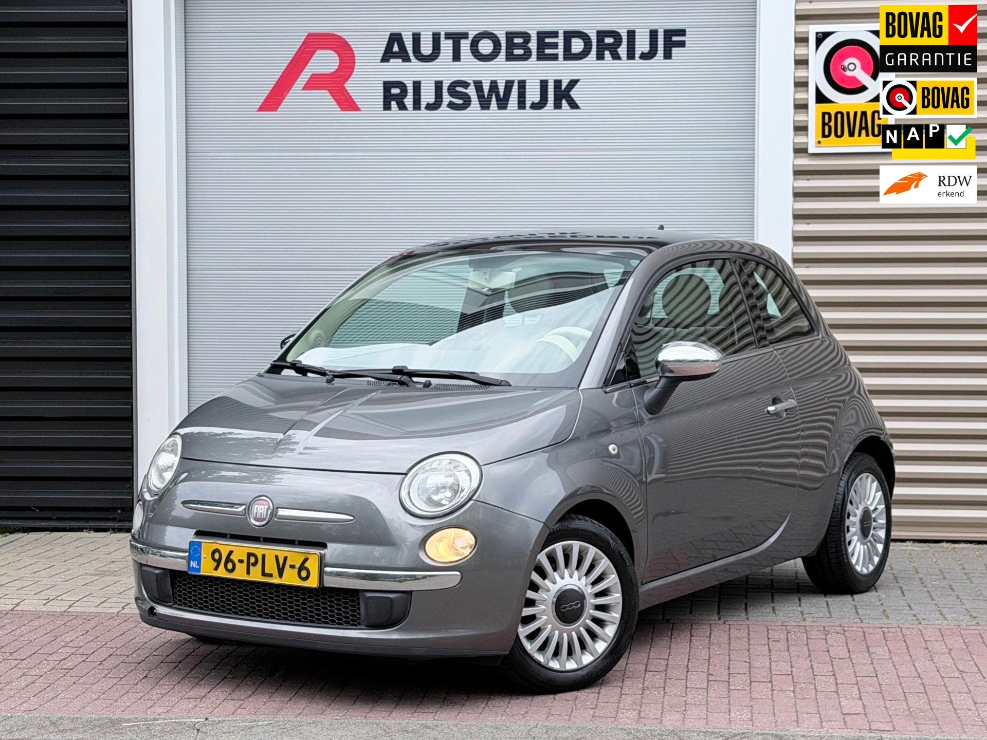 Fiat 500 0.9 TwinAir Lounge Pano/Airco, Auto's, Voorwielaandrijving, Euro 5, 86 pk, Gebruikt