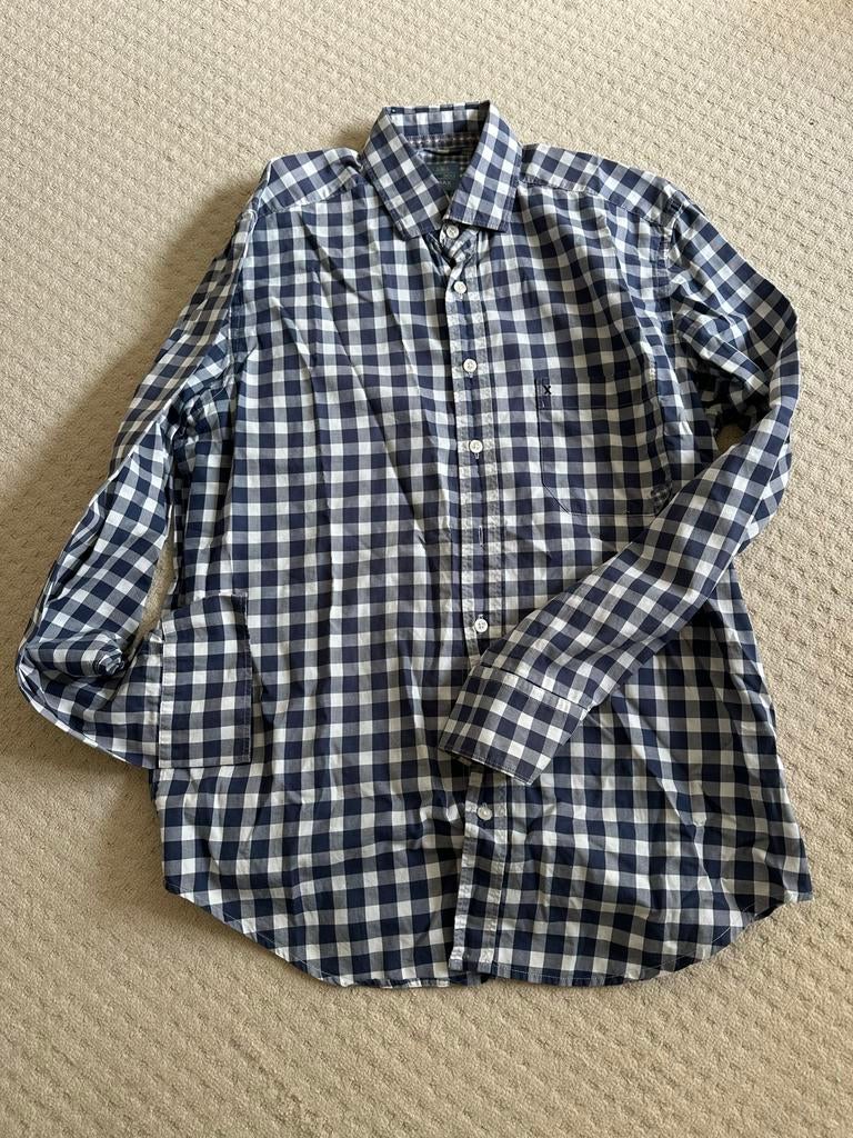 BRAX herenshirt, Ophalen of Verzenden, Gedragen, Blauw, Halswijdte 41/42 (L)