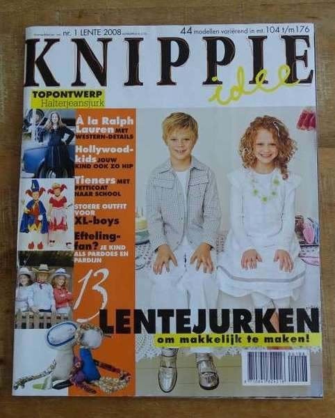 Knippie Idee nr. 1 Lente 2008 Pardoes en Pardijn Efteling, Hobby en Vrije tijd, Kledingpatronen, Verzenden, Zo goed als nieuw