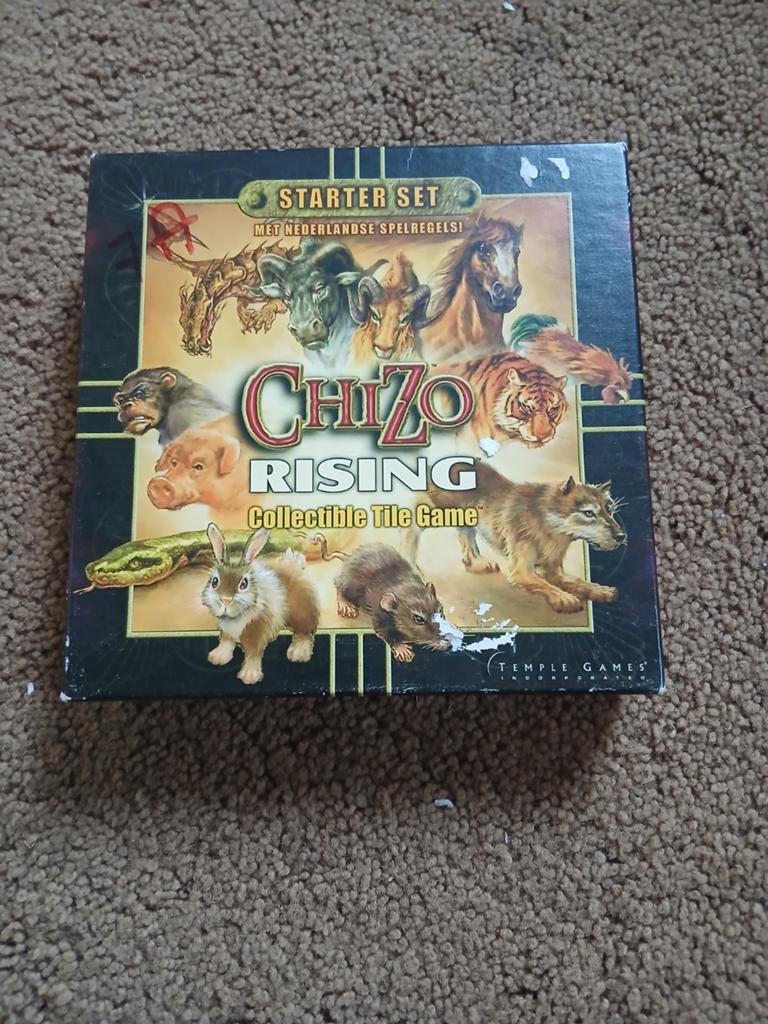 Chizo Rising Starter Set - Collectible Tile Game, Een of twee spelers, Ophalen of Verzenden, Gebruikt, Temple Games