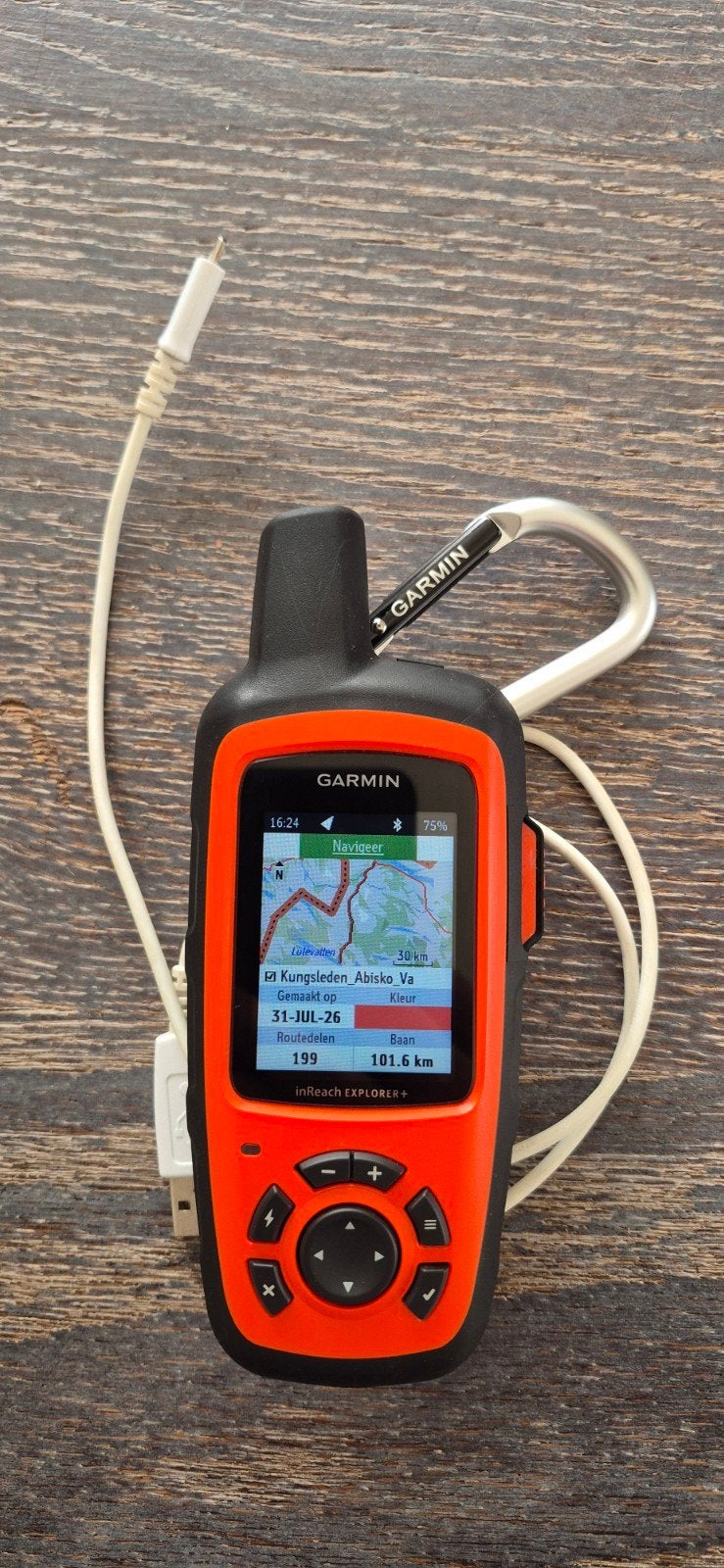 Garmin inReach Explorer+ GPS-satellietcommunicator, Ophalen of Verzenden, Zo goed als nieuw