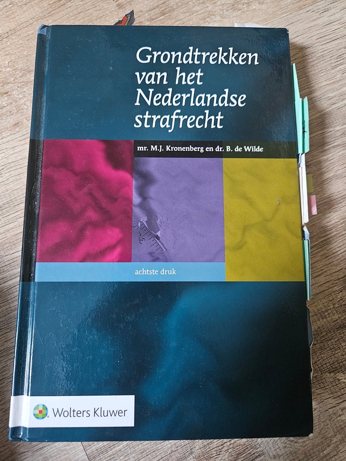 Grondtrekken van het Nederlandse strafrecht - 8e druk, Boeken, Studieboeken en Cursussen, Mr. M.J. Kronenberg en dr. B. de Wilde