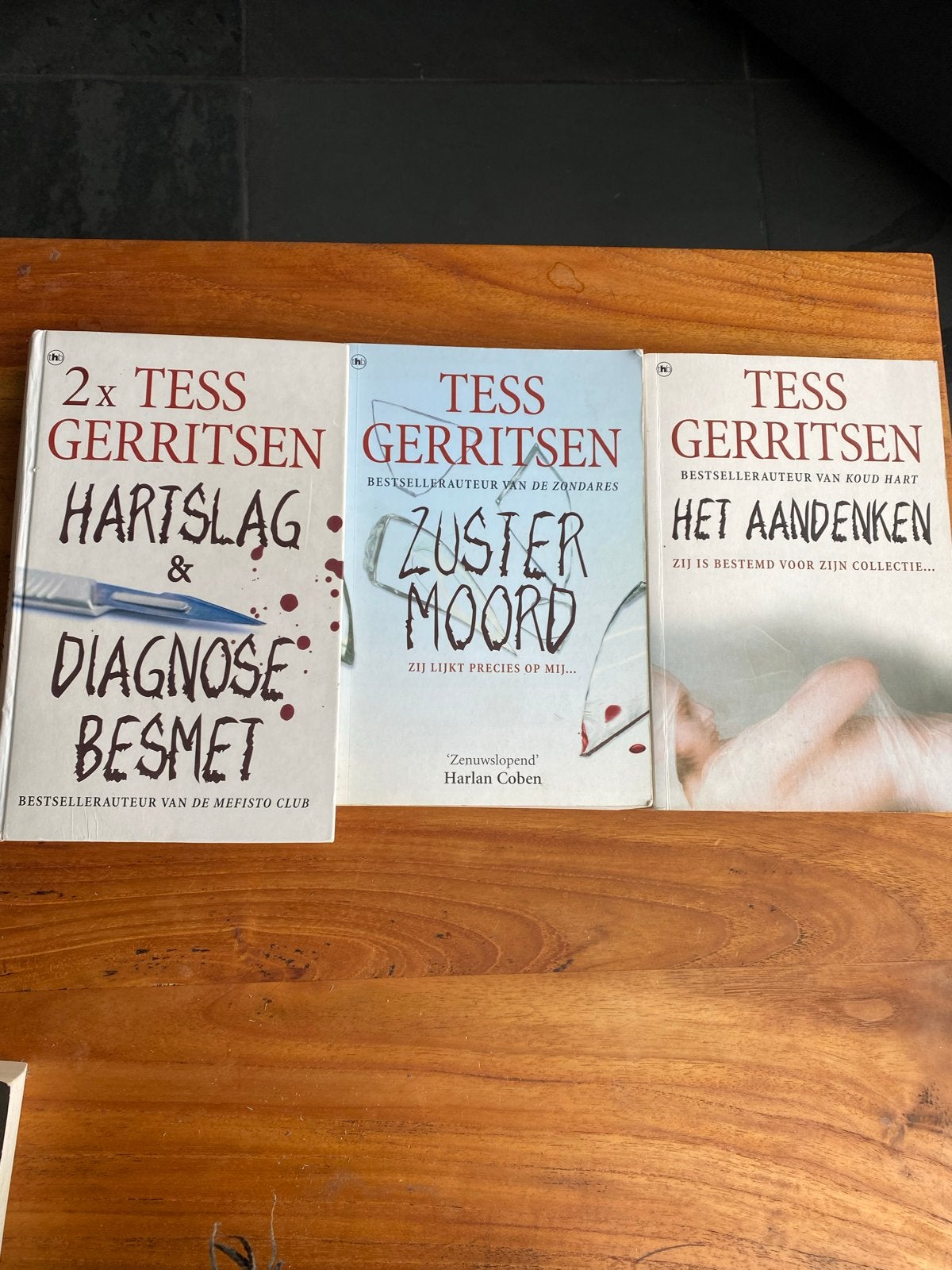Tess Gerritsen Boeken: Hartslag, Zuster Moord, Het Aandenken, Boeken, Ophalen of Verzenden, Gelezen