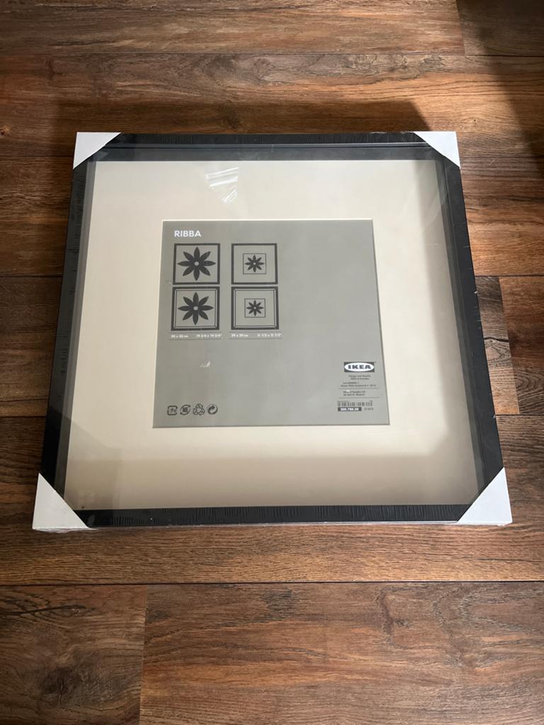 IKEA Ribba fotolijst 50x50 cm, zwart, Audio, Tv en Foto, Fotografie | Fotolijsten, Ophalen of Verzenden, Nieuw