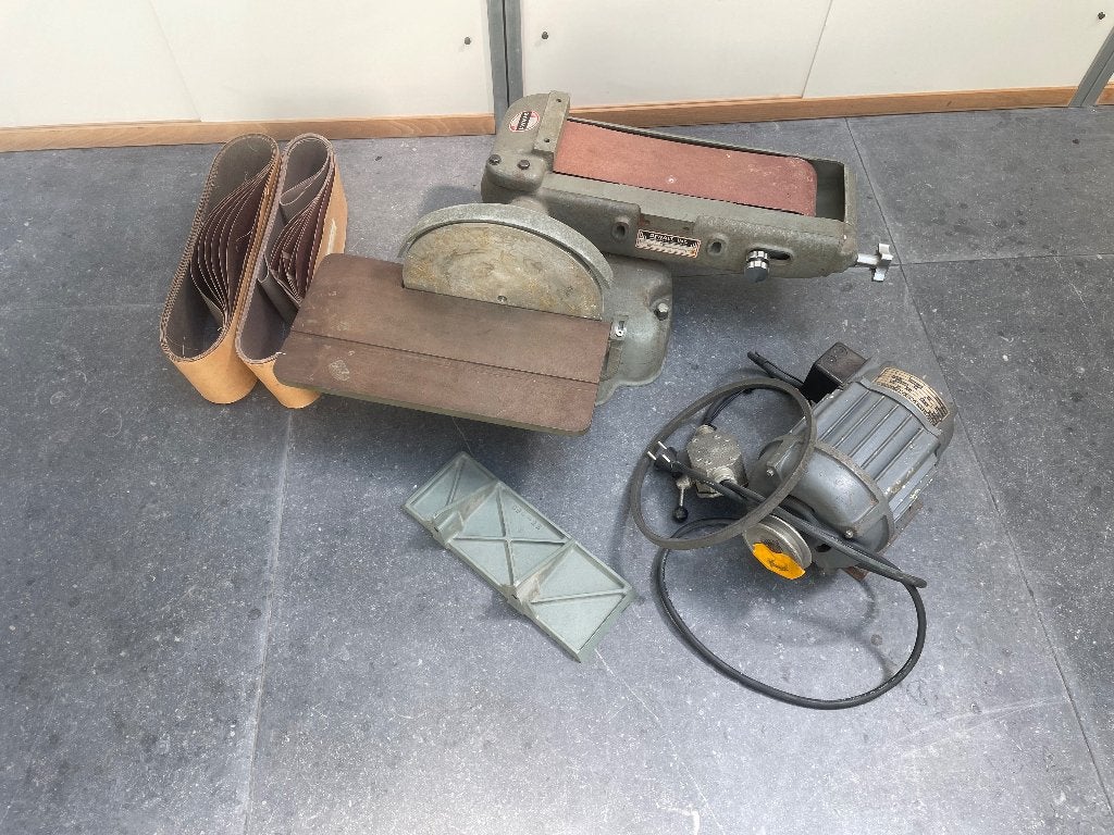 Bandschijf schuurmachine, Ophalen, Gebruikt, Minder dan 600 watt, Bandschuurmachine