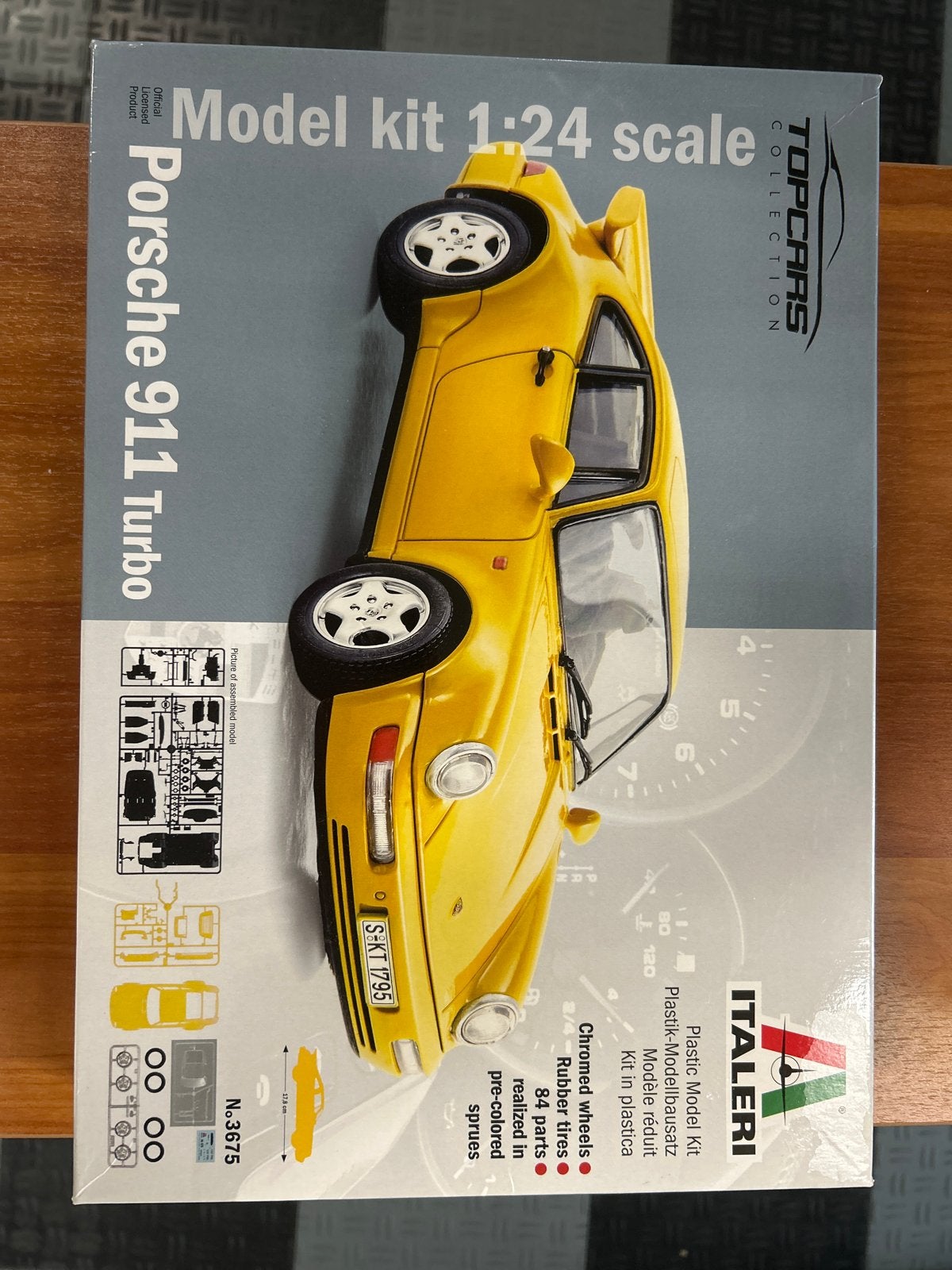 Italeri Porsche 911 Turbo Modelbouwkit 1:24, Ophalen, 1:32 tot 1:50, Nieuw, Italeri