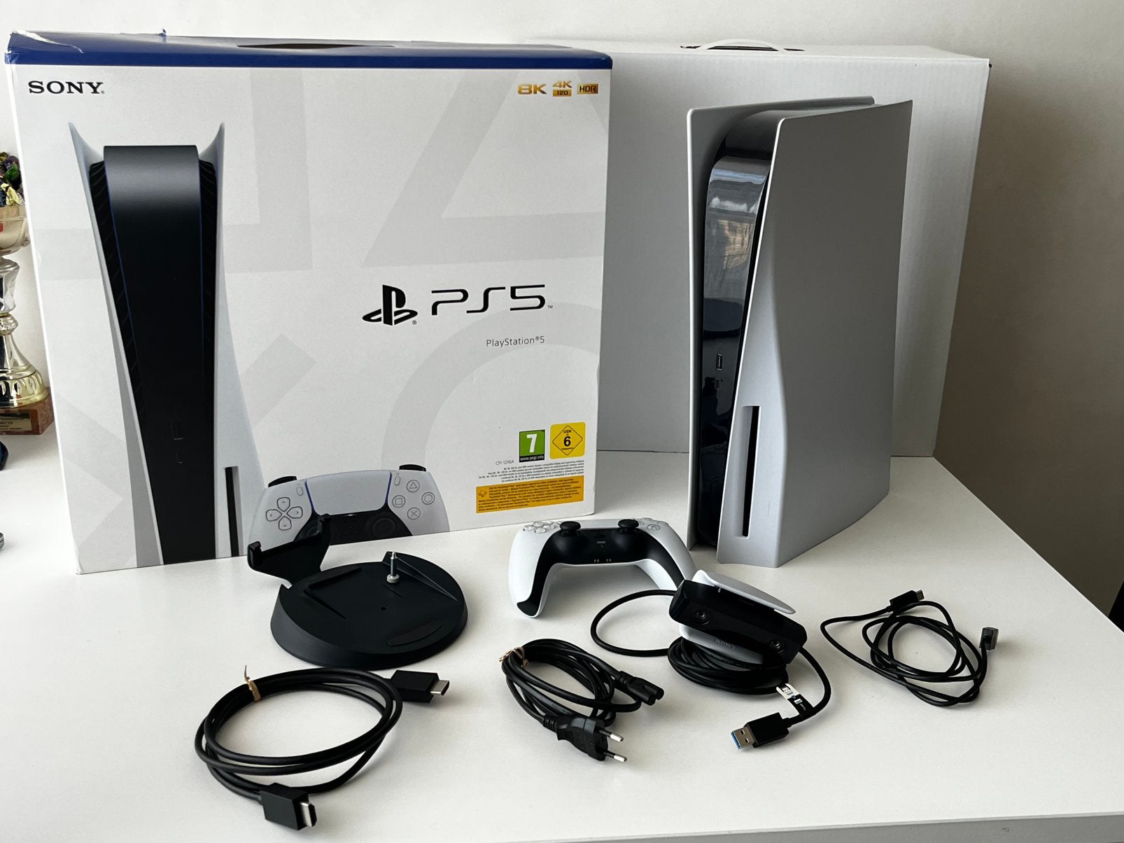 PS5 825Gb Disc versie Compleet, Spelcomputers en Games, Spelcomputers | Sony PlayStation 5, Ophalen, Zo goed als nieuw, Playstation 5
