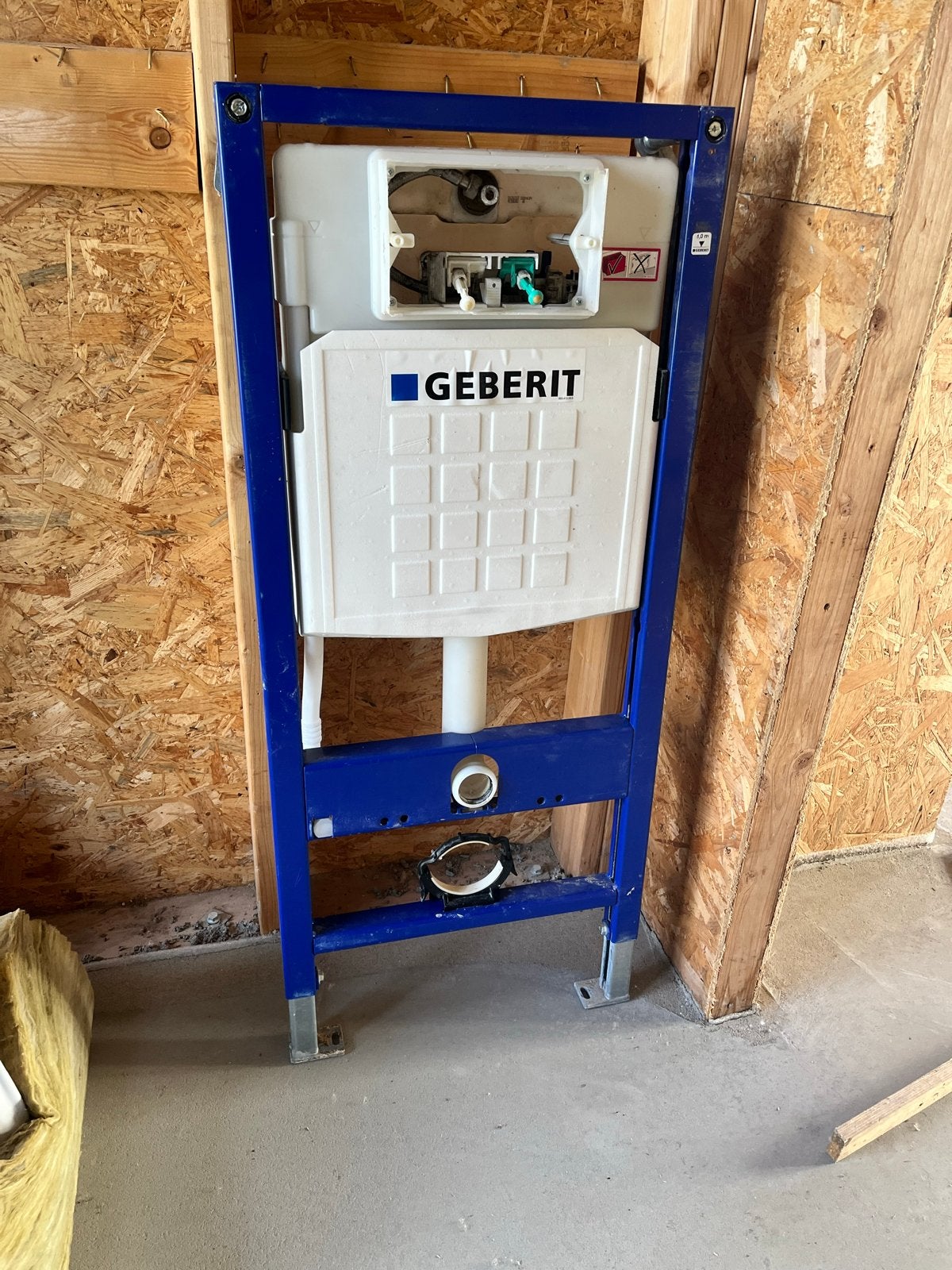 Geberit inbouwreservoir wc, Ophalen of Verzenden, Gebruikt, Toilet