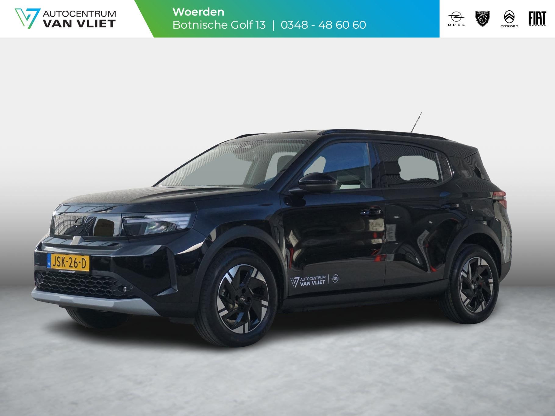 Opel Frontera Extended range Electric GS 54 kWh Winter pakke, Stof, Gebruikt, Zwart, Origineel Nederlands