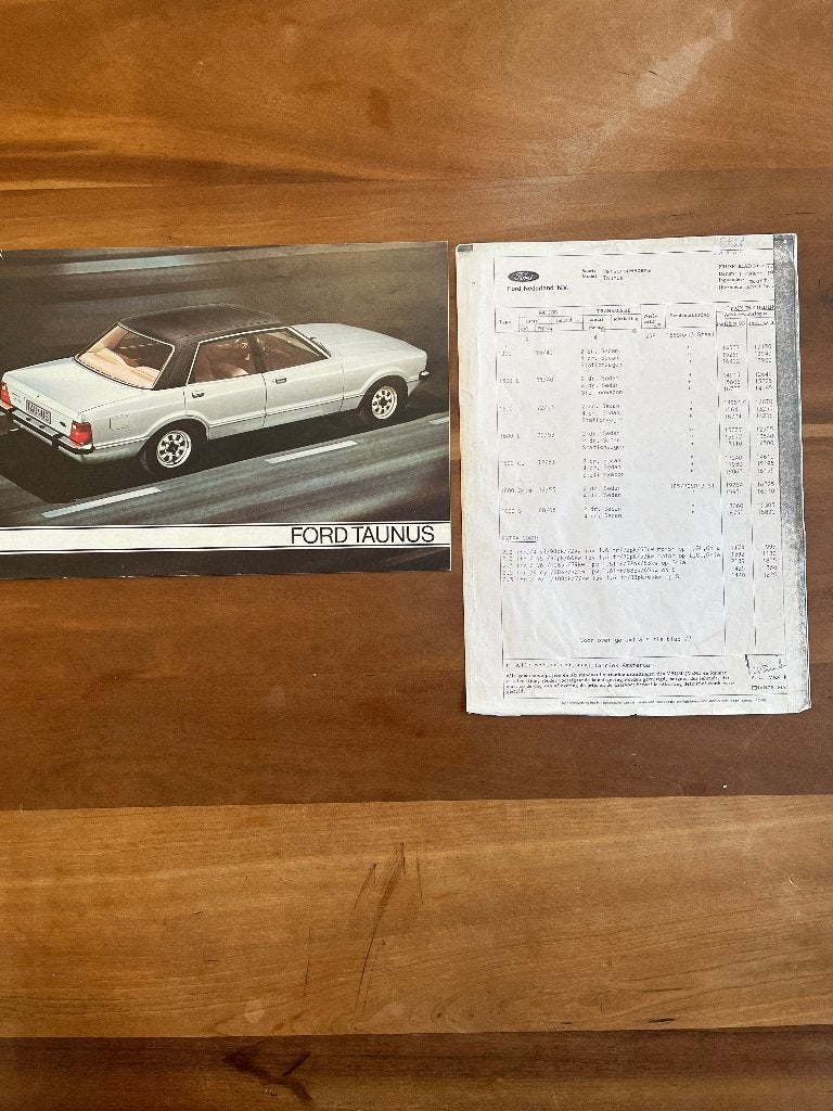 Ford Taunus, Ophalen of Verzenden, Gelezen, Ford