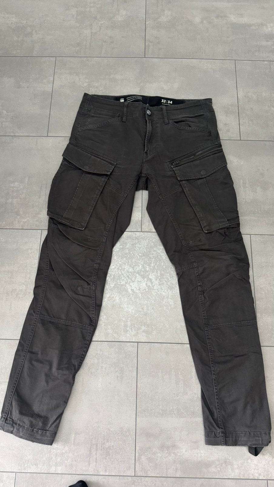 Gstar raw rovic zip grijs maat 32/34, Kleding | Heren, Ophalen of Verzenden, Zo goed als nieuw