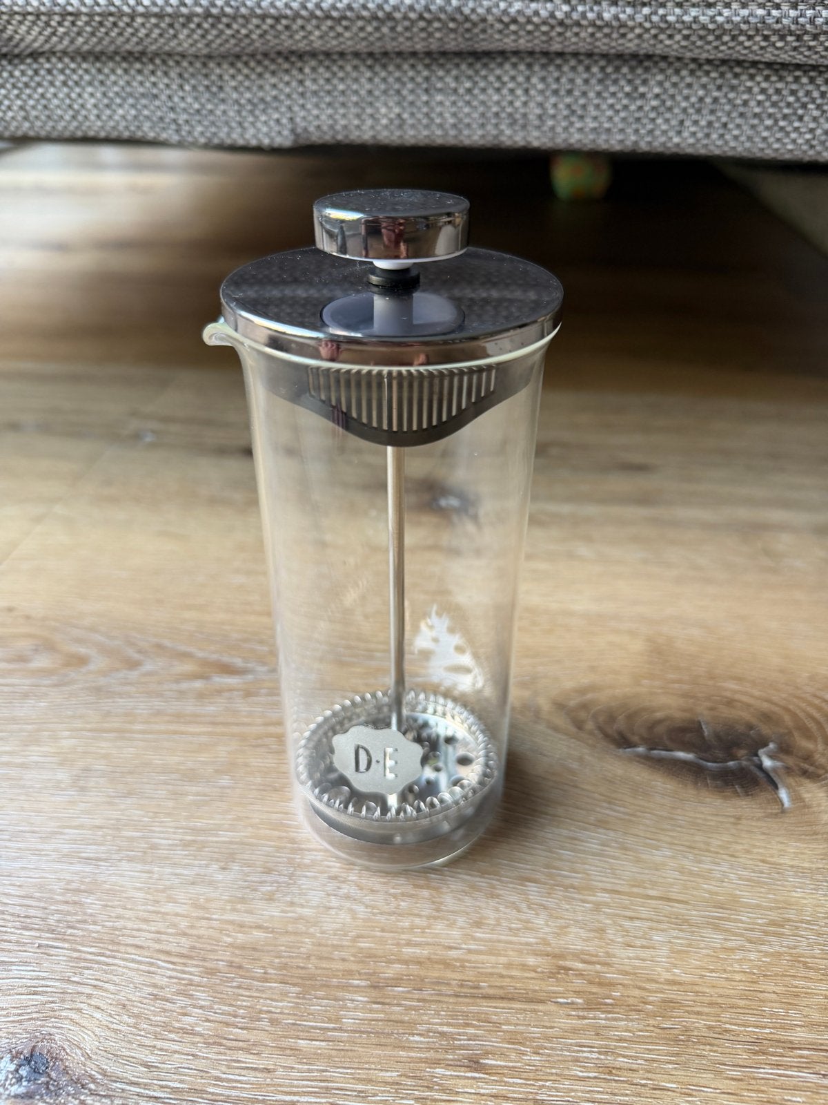 Douwe Egberts Melkopschuimer, Zilver, Ophalen of Verzenden, Zo goed als nieuw, Overige merken