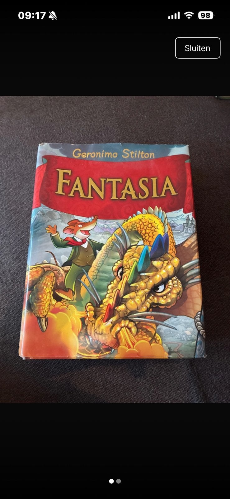 Fantasia boeken, Boeken, Kinderboeken | Jeugd | 10 tot 12 jaar, Ophalen of Verzenden, Zo goed als nieuw