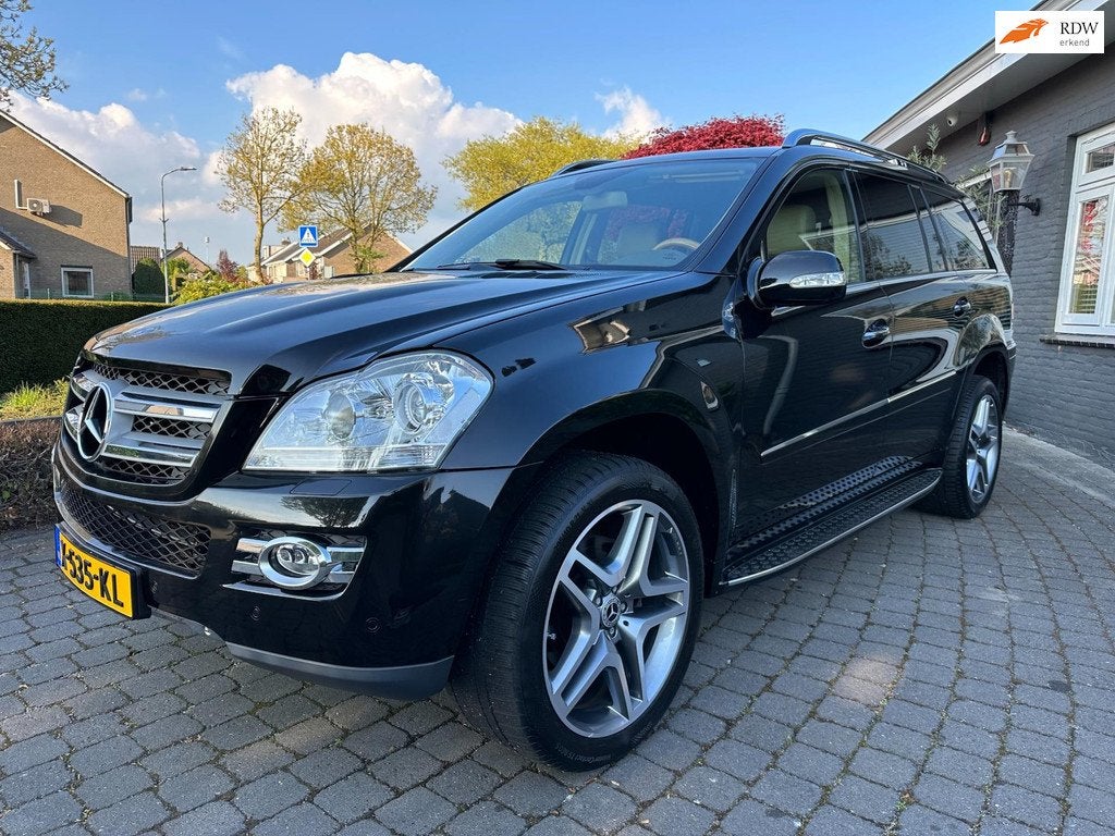 Mercedes-Benz GL-klasse 500, Youngtimer, VOL! 7 Pers, Uniek!, Auto's, Mercedes-Benz, Automaat, 5461 cc, 7 stoelen, Zwart