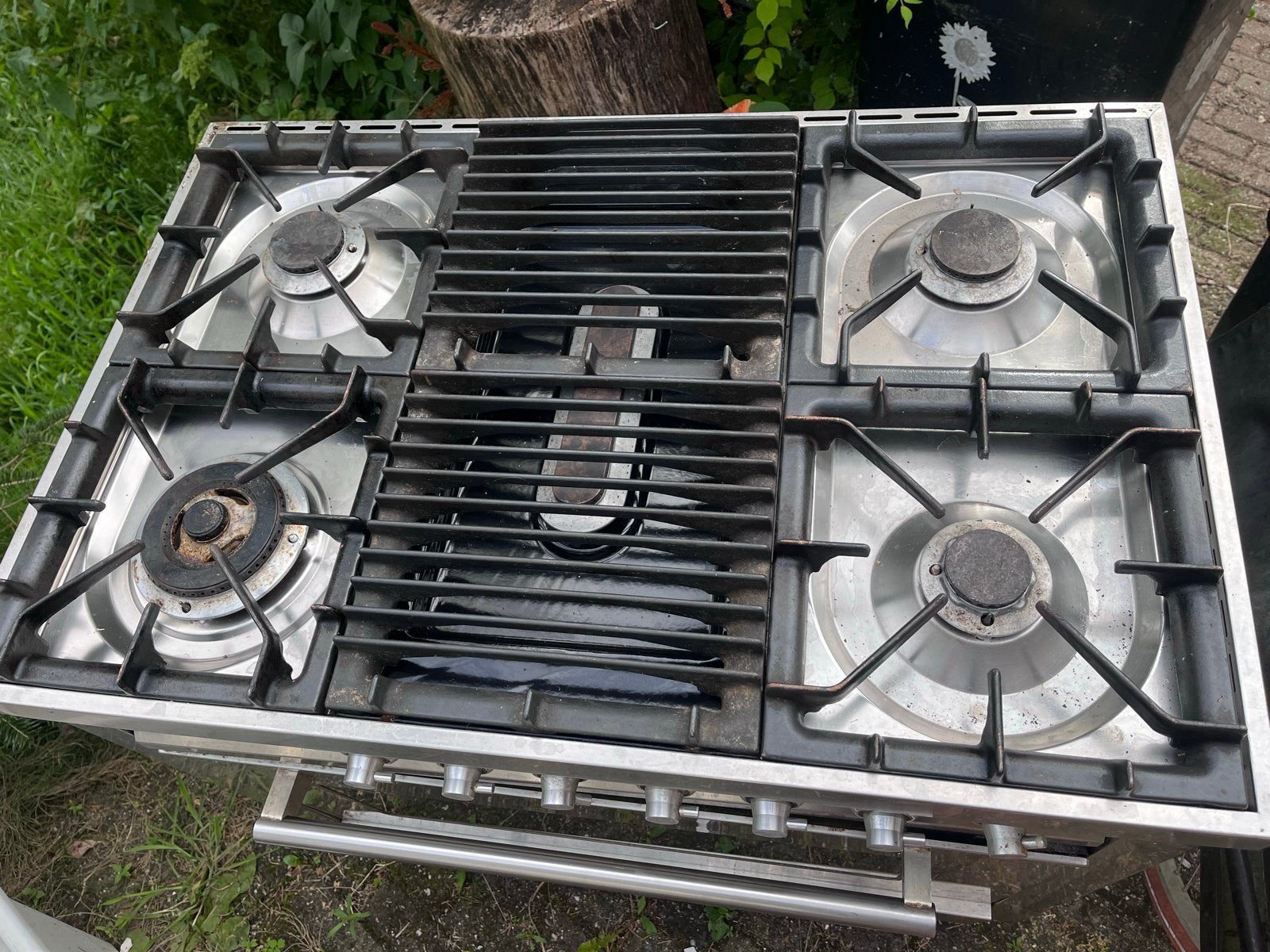 Boretti Fornuis met Oven - Gasfornuis met Grill, Witgoed en Apparatuur, Gebruikt, 60 cm of meer, Grill, Ophalen of Verzenden