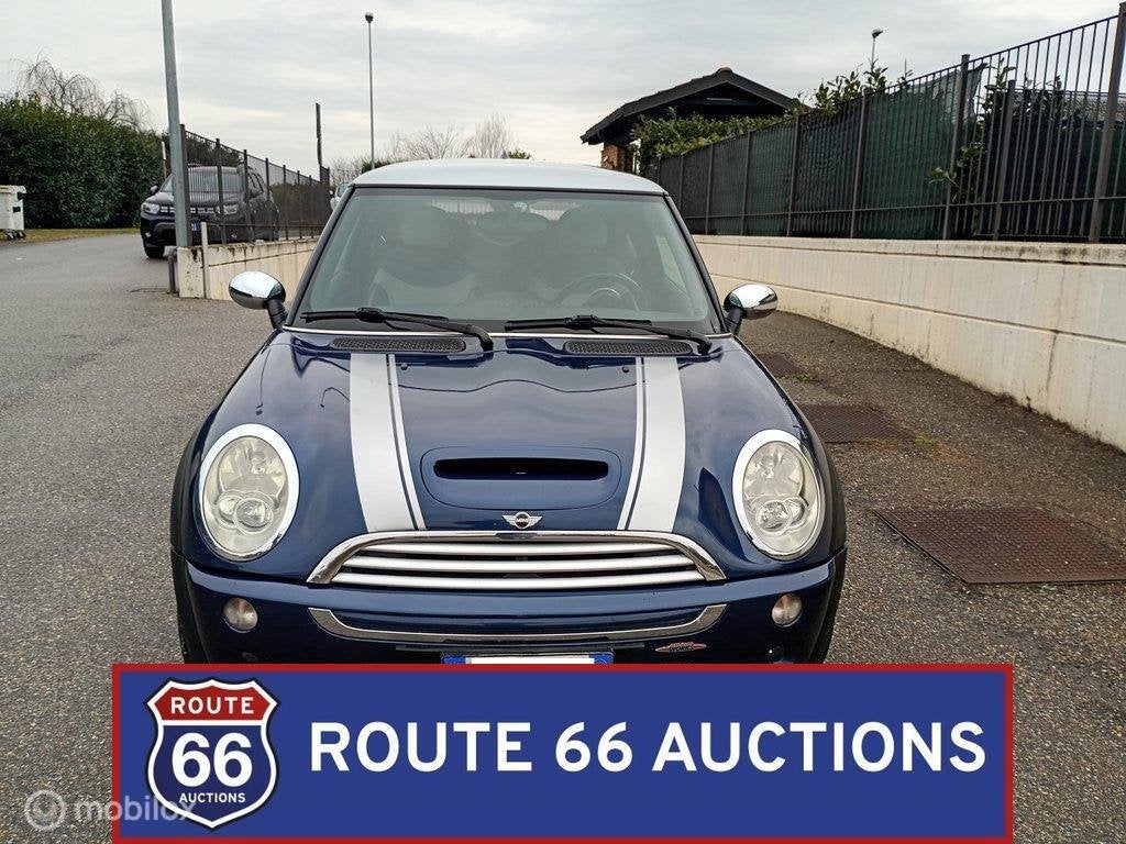 Mini Cooper S | 2006 | Route 66 Auctions, Auto's, Mini, Gebruikt, Overige carrosserieën, Zwart, Bedrijf