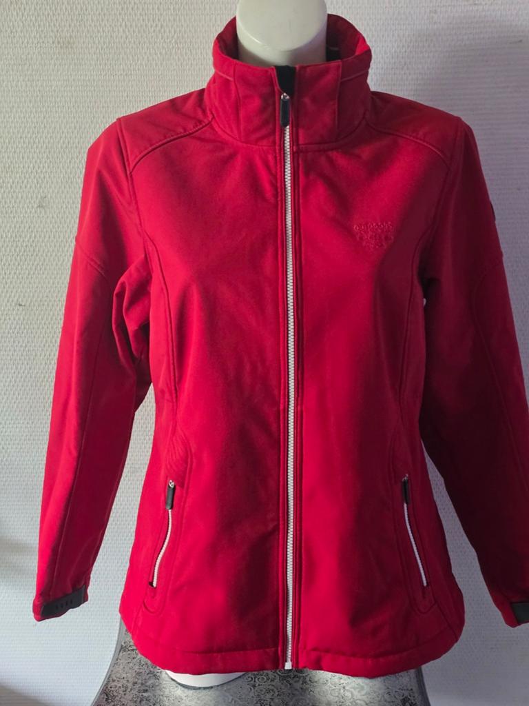 Human Nature Softshell Jas Rood Maat XL, Kleding | Dames, Maat 46/48 (XL) of groter, Ophalen of Verzenden, Human Nature, Gedragen