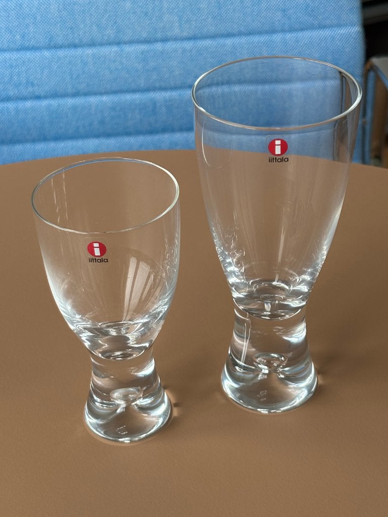 2 littala ‘Tapio bubble glazen’,  retro design 1952, nieuw, Verzamelen, Ophalen, Nieuw, Overige typen