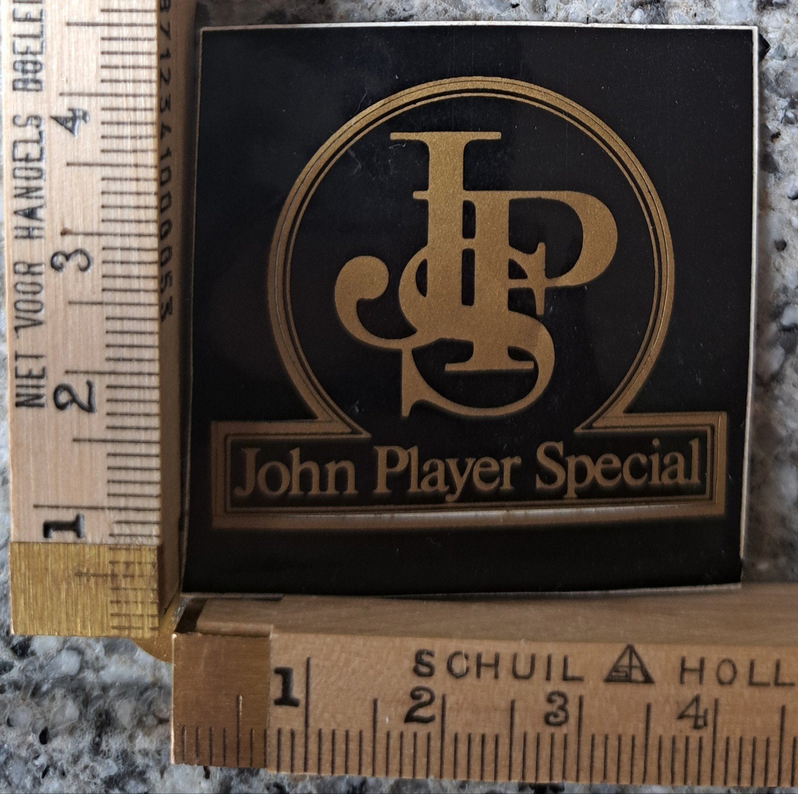 Vintage sticker voor op een sigarettenautomaat John Player, Ophalen of Verzenden, Zo goed als nieuw