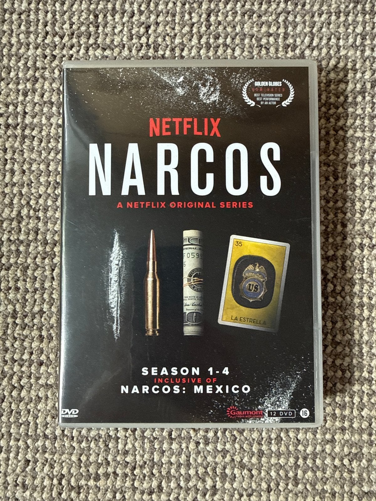 Narcos Seizoen 1-4 inclusief Narcos: Mexico, complete serie, Vanaf 16 jaar, Seizoen 1, Misdaad, Nederlands