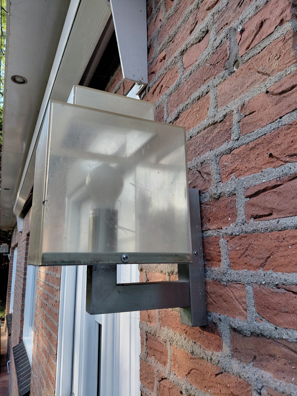 Buitenlamp met kunststof kap - 3 stuks, Ophalen, Overige merken, Gebruikt, Overige fittingen