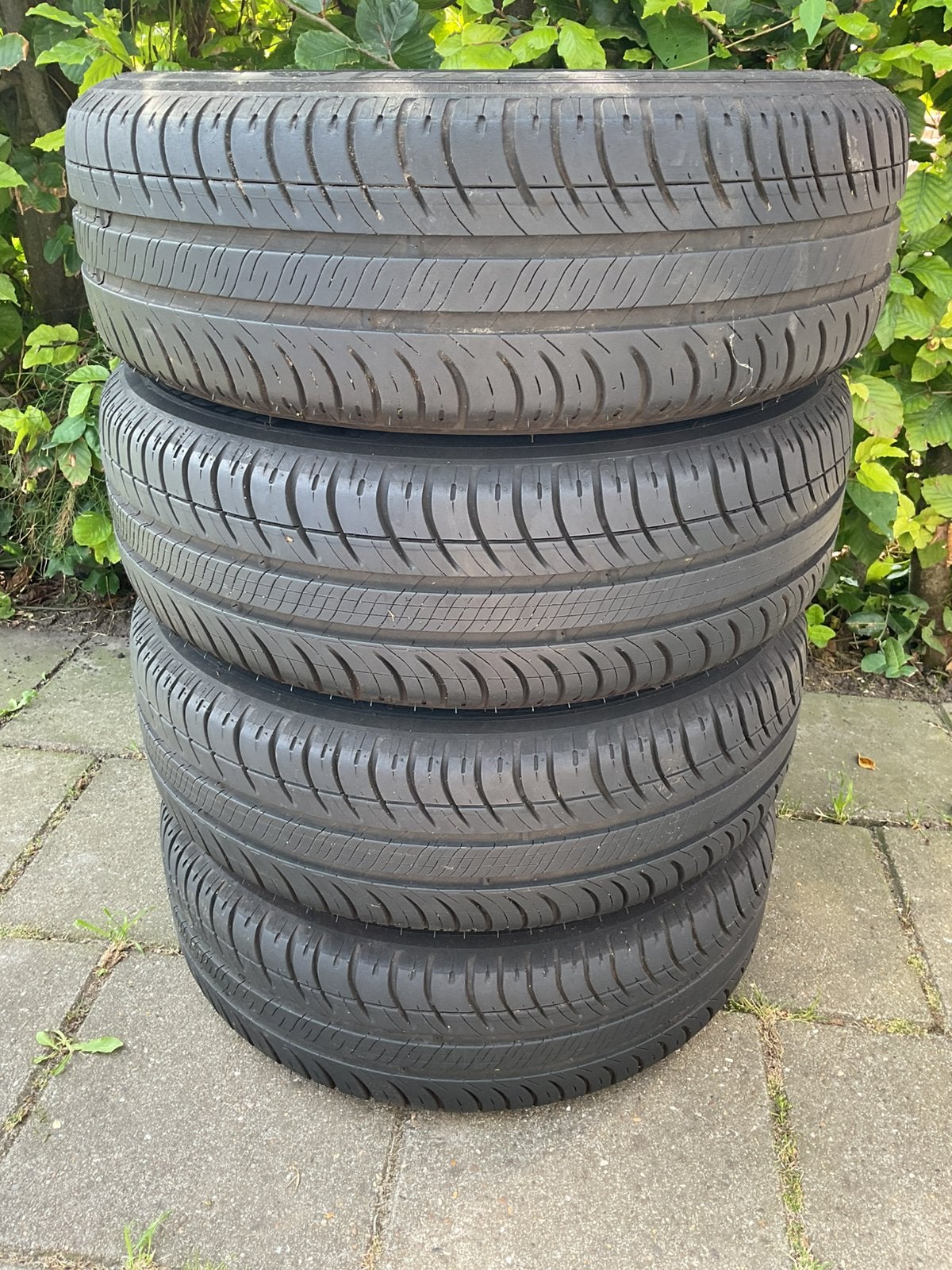 Mazda 2 stalen velgen met Michelin Banden, Auto-onderdelen, Ophalen, 14 inch, Gebruikt, 175 mm