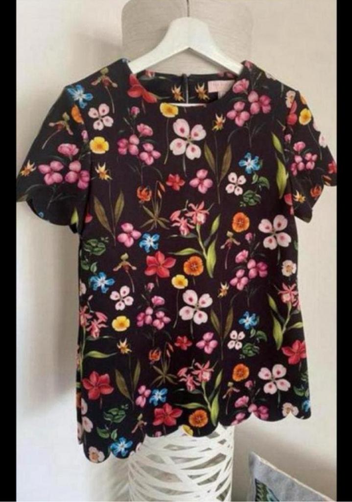 Ted baker top maat 2 M, Ophalen of Verzenden, Zo goed als nieuw, Maat 38/40 (M), Roze