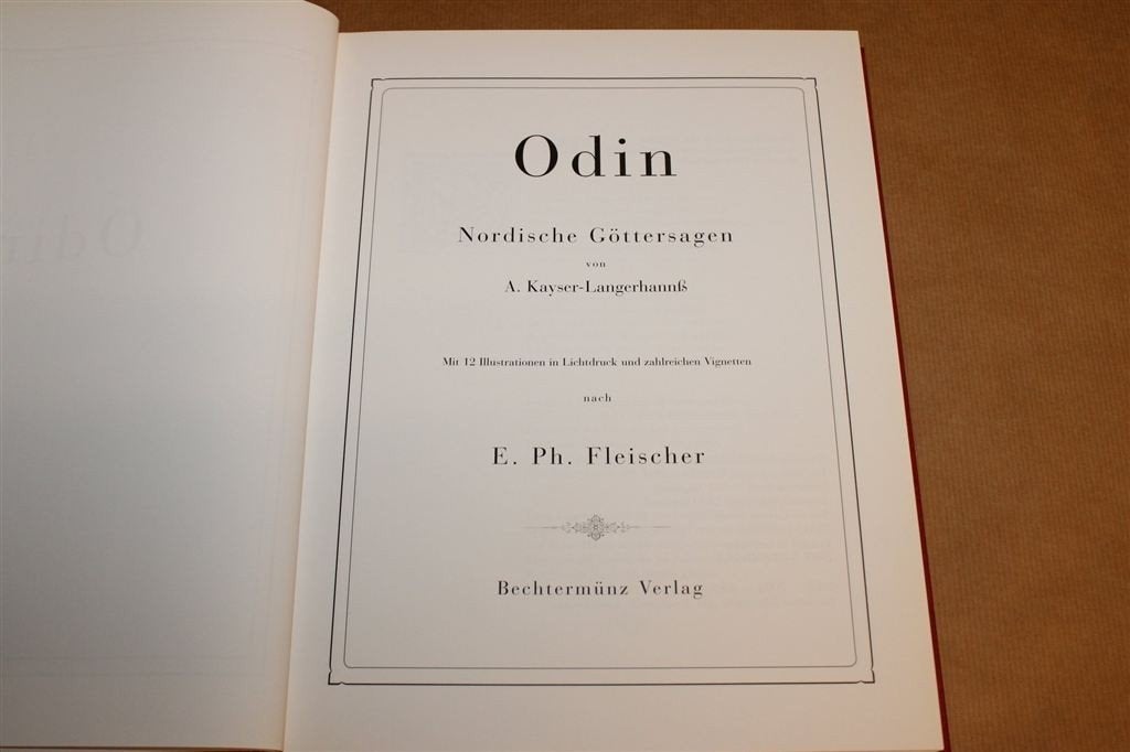 Odin — Noordse Godensagen en Mythologie, Heruitg. 1881, Ophalen of Verzenden, Gelezen, Europa