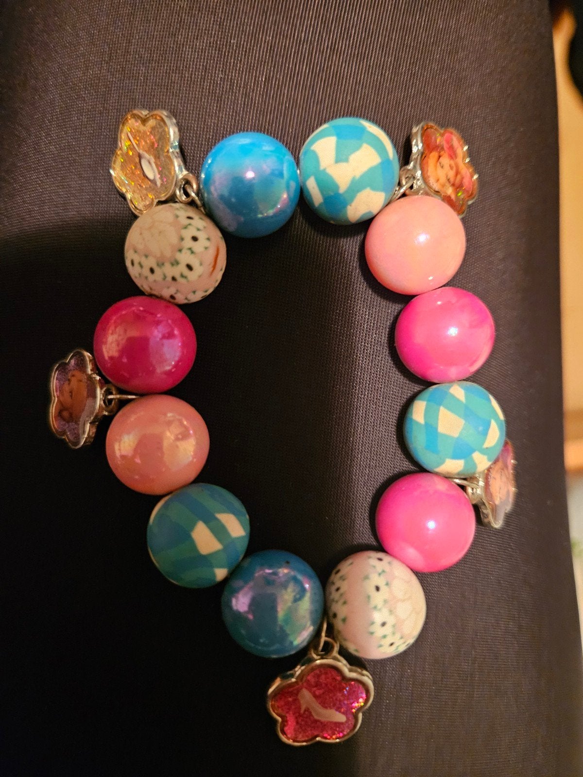Efteling Armband  Assepoester met Bedels, Verzamelen, Efteling, Ophalen of Verzenden, Gebruikt