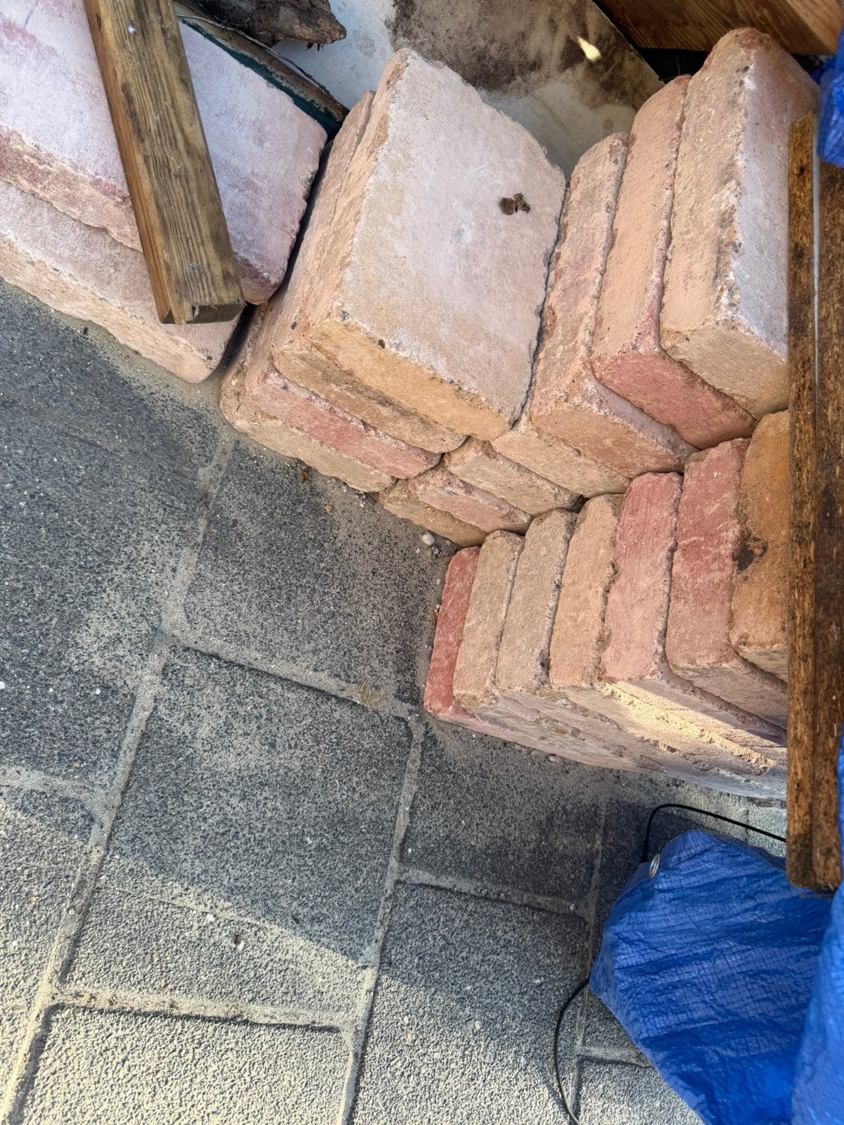 Div. Tegels voor tuin , 60x40, 30x20, klinkers, banden, Tuin en Terras, Tegels en Klinkers, Ophalen, Gebruikt, Overige typen, 10 m² of meer