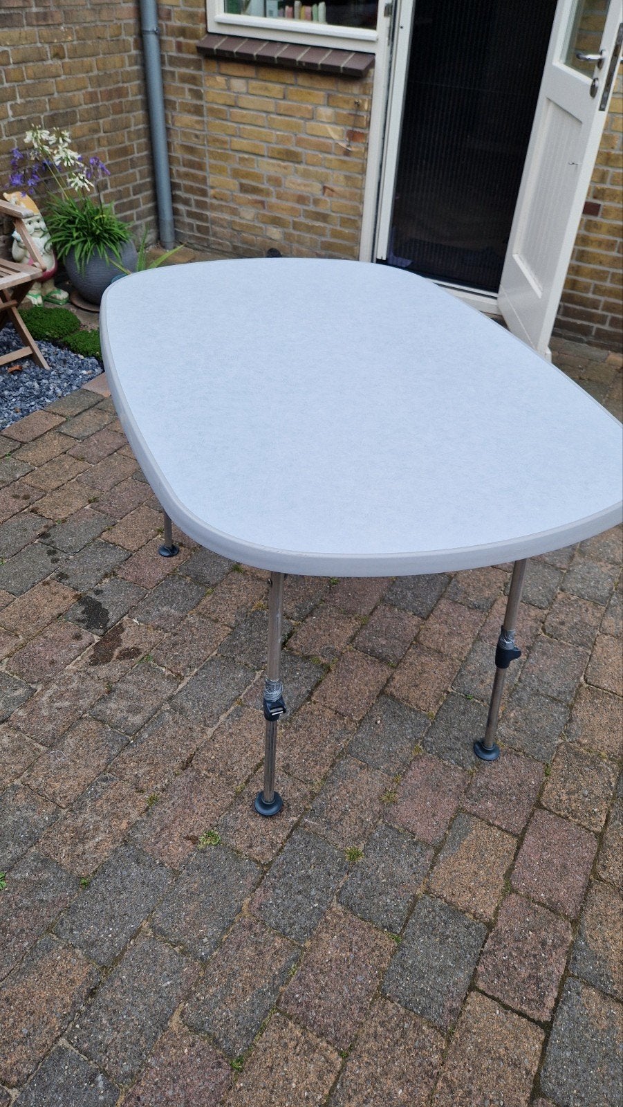 Kampeertafel, Caravans en Kamperen, Kampeermeubelen, Ophalen, Zo goed als nieuw, Campingtafel