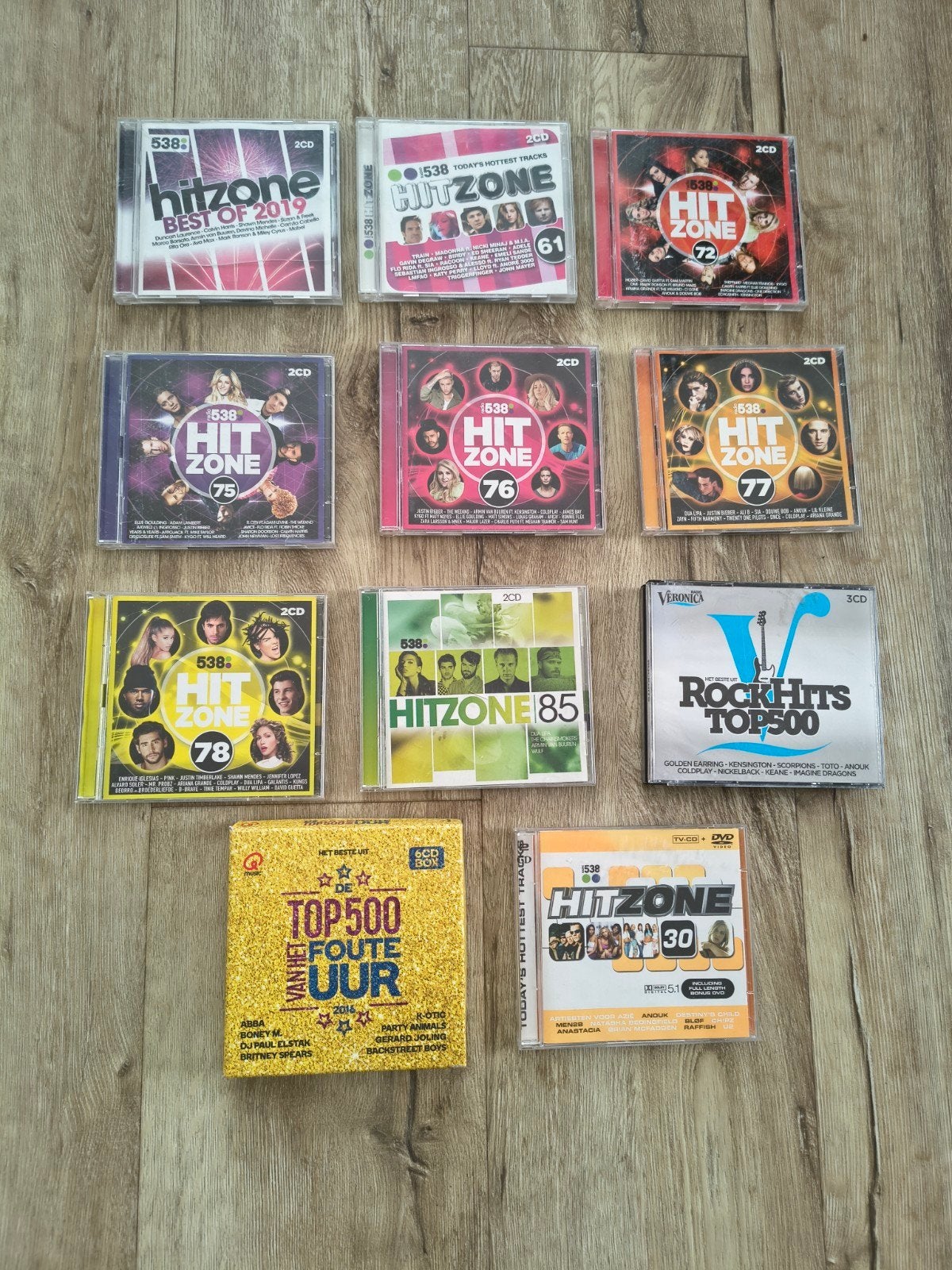Grote collectie Hitzone en Top 500 CD's - Diverse edities, Gebruikt, Pop, Ophalen of Verzenden, Verzamelalbum