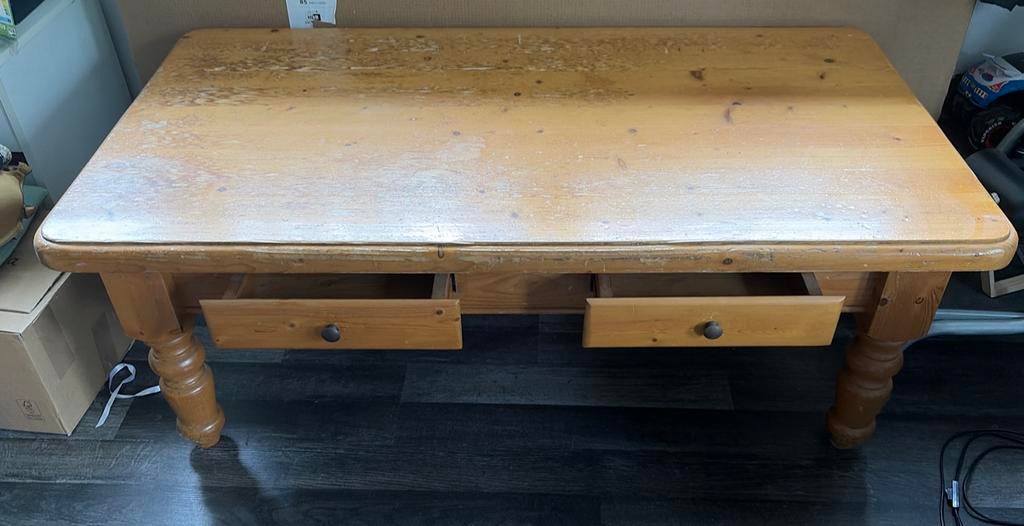 Salontafel grenen  ( opknapper ), Ophalen, Gebruikt