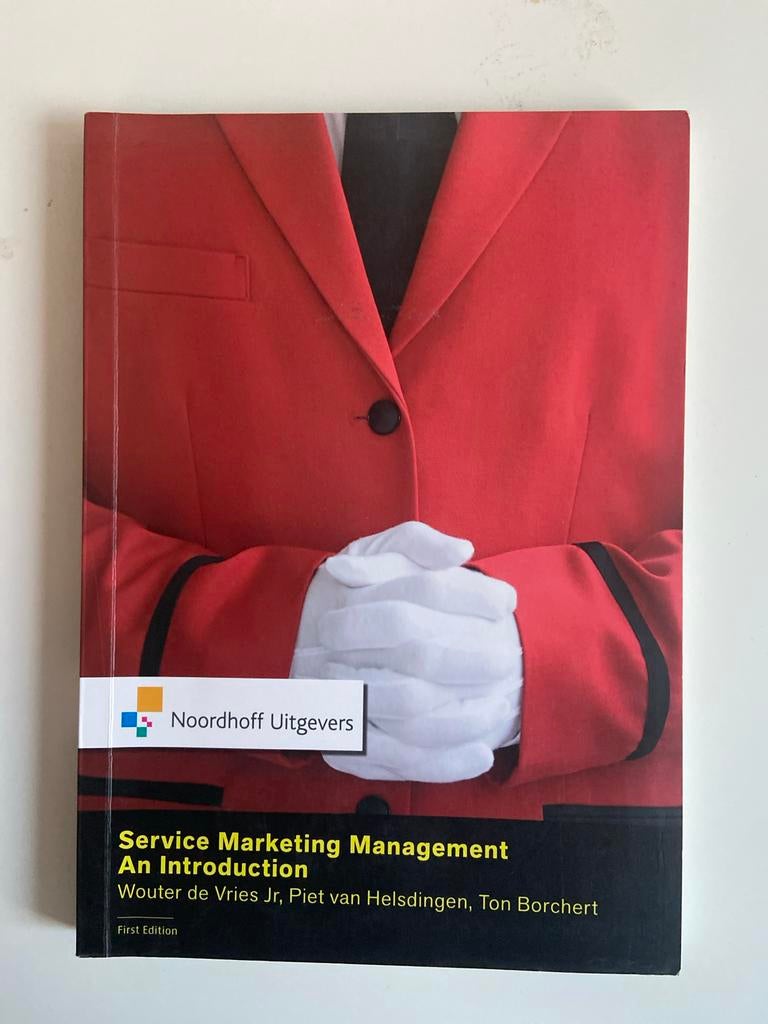 Service Marketing Management - An Introduction (First Editio, Ophalen of Verzenden, Gamma, Zo goed als nieuw, HBO
