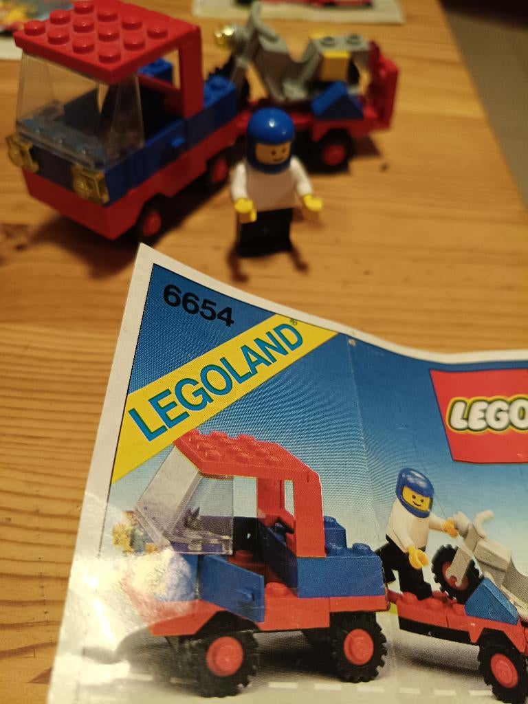 Lego 6654 motor transport, Kinderen en Baby's, Speelgoed | Duplo en Lego, Ophalen of Verzenden, Zo goed als nieuw, Complete set