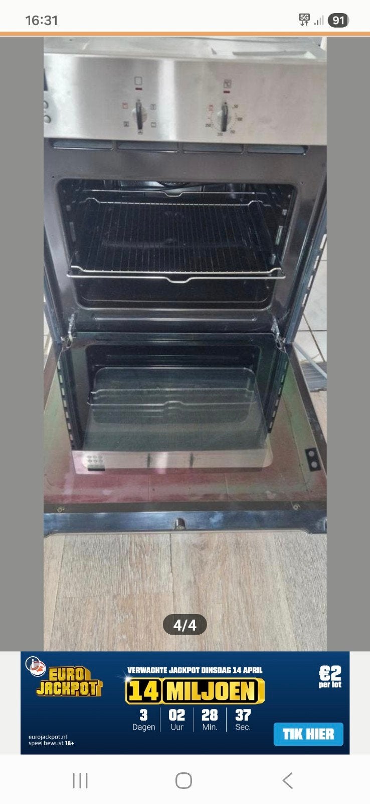 elektrische  oven bosch, Witgoed en Apparatuur, Ophalen of Verzenden, Zo goed als nieuw