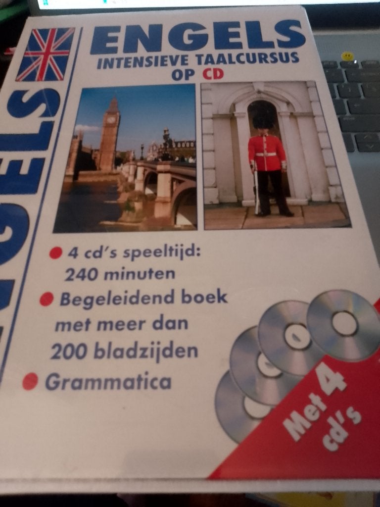 gesealed engels  taalcursus op  4 cd met boek en gram. kaart, Ophalen, Zo goed als nieuw